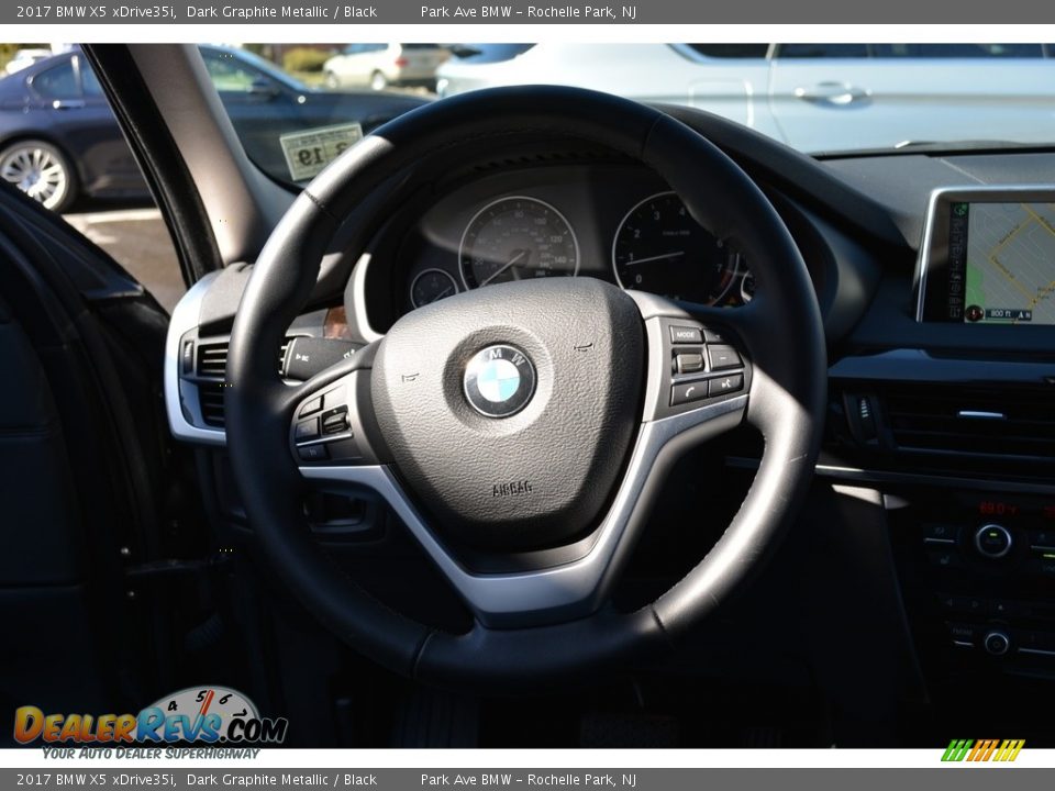 2017 BMW X5 xDrive35i Dark Graphite Metallic / Black Photo #18