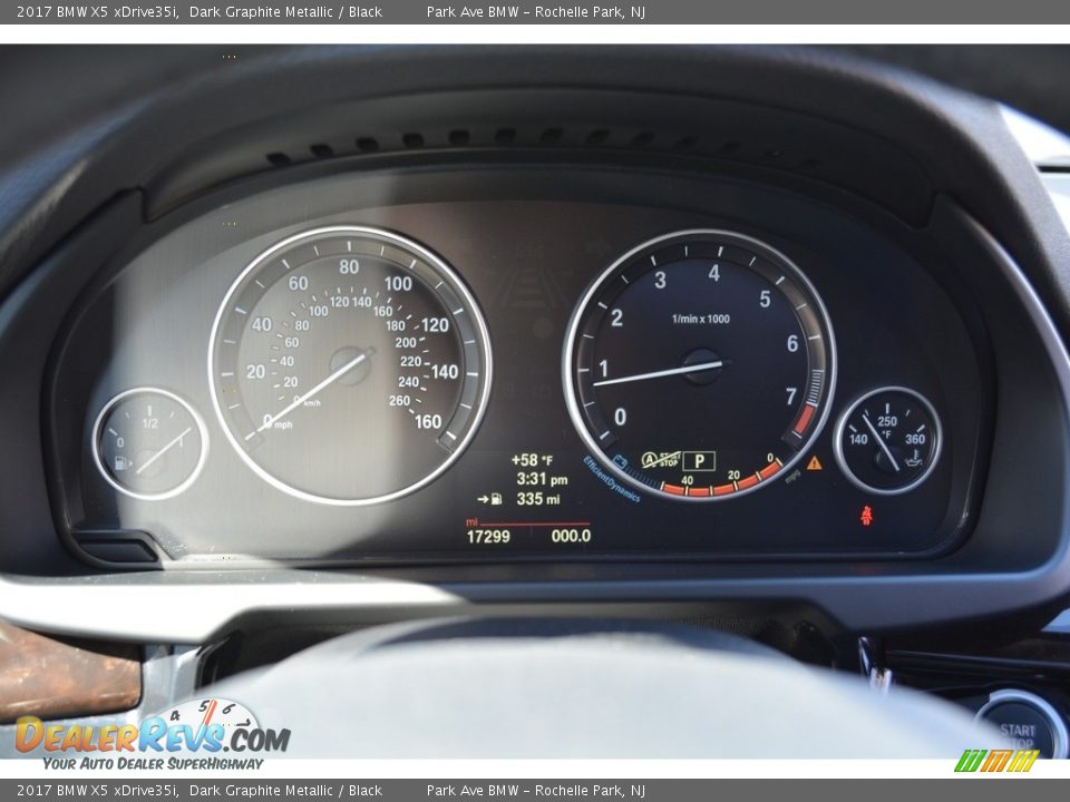 2017 BMW X5 xDrive35i Dark Graphite Metallic / Black Photo #21