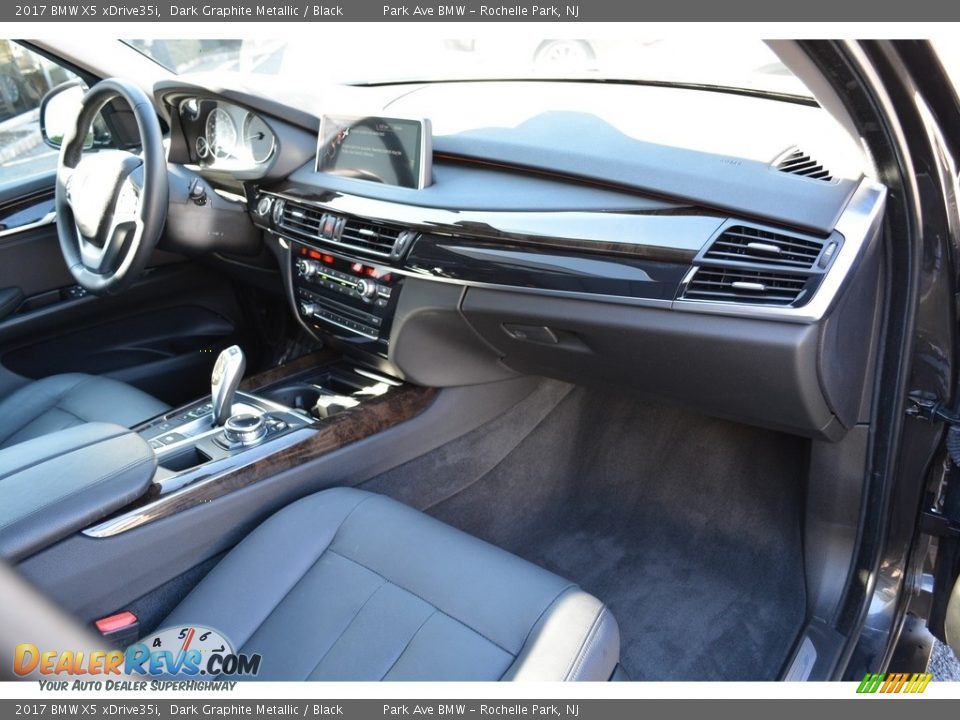 2017 BMW X5 xDrive35i Dark Graphite Metallic / Black Photo #28