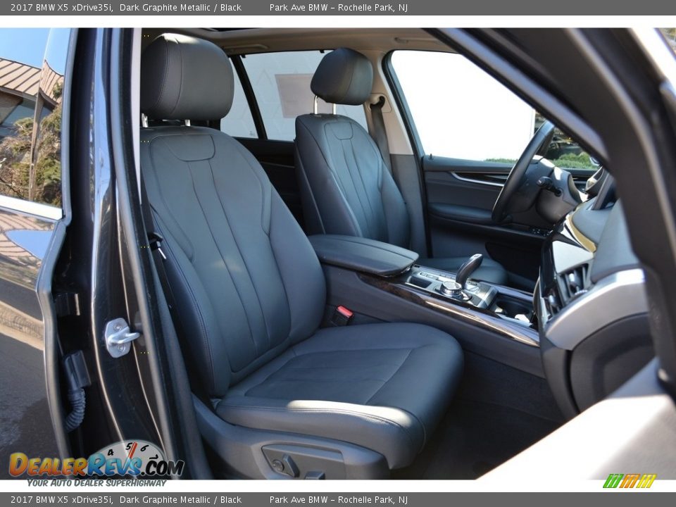 2017 BMW X5 xDrive35i Dark Graphite Metallic / Black Photo #30