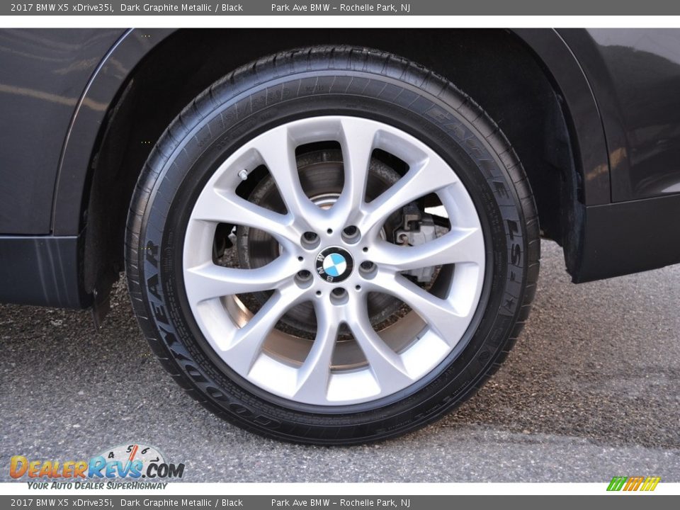 2017 BMW X5 xDrive35i Dark Graphite Metallic / Black Photo #33