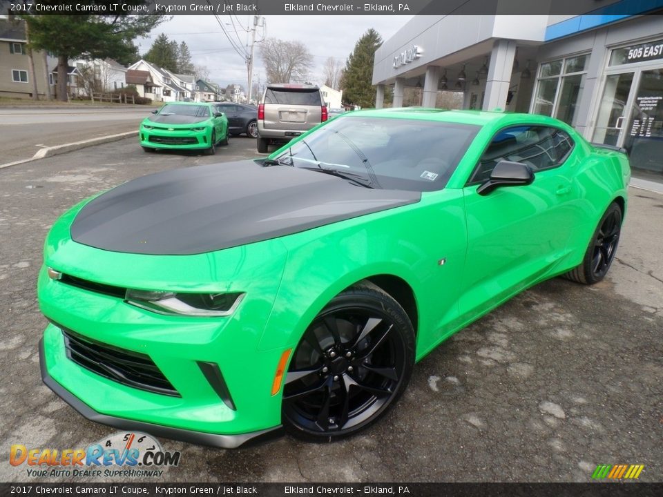 2017 Chevrolet Camaro LT Coupe Krypton Green / Jet Black Photo #1