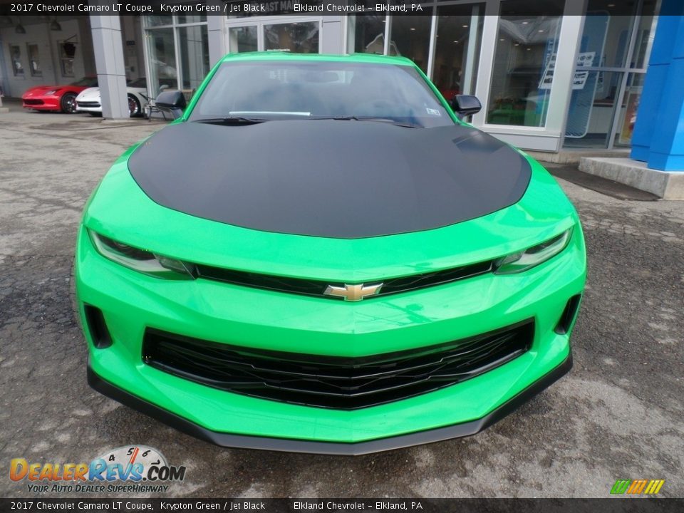 2017 Chevrolet Camaro LT Coupe Krypton Green / Jet Black Photo #2