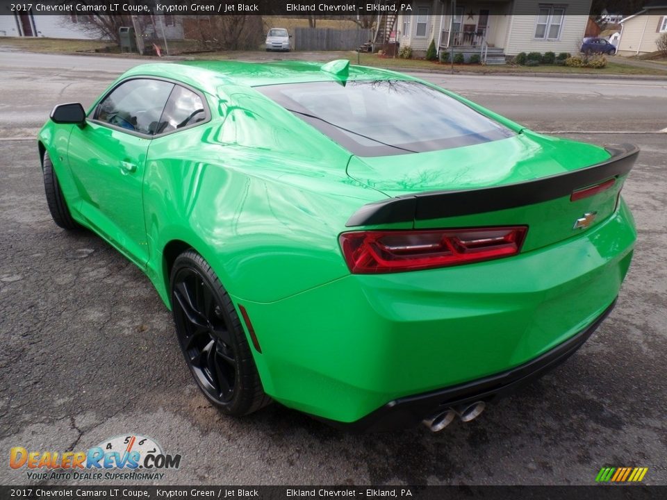 2017 Chevrolet Camaro LT Coupe Krypton Green / Jet Black Photo #7