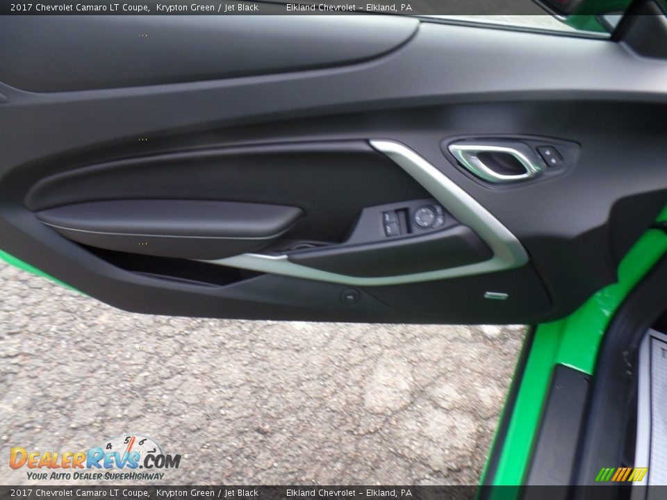 2017 Chevrolet Camaro LT Coupe Krypton Green / Jet Black Photo #13