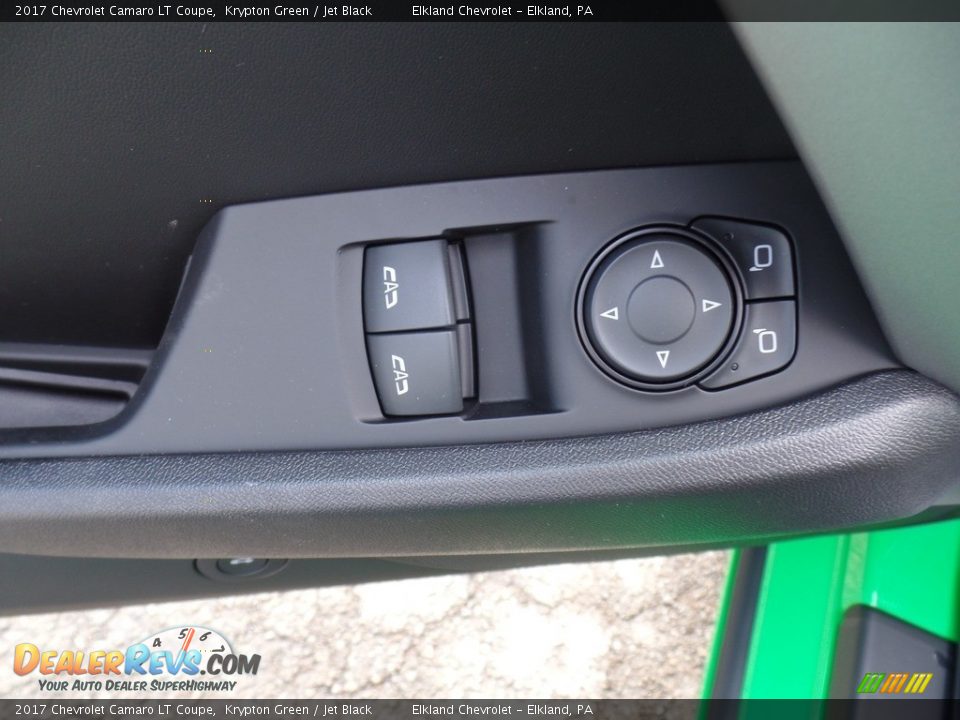 2017 Chevrolet Camaro LT Coupe Krypton Green / Jet Black Photo #14