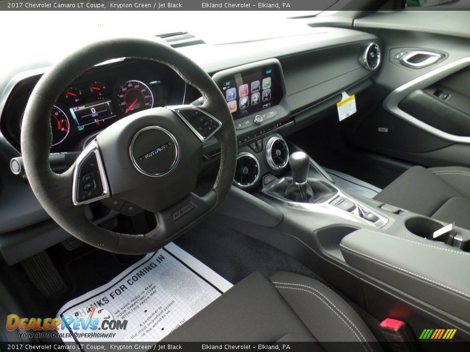 2017 Chevrolet Camaro LT Coupe Krypton Green / Jet Black Photo #17