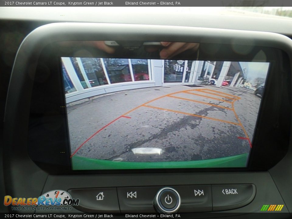 2017 Chevrolet Camaro LT Coupe Krypton Green / Jet Black Photo #27
