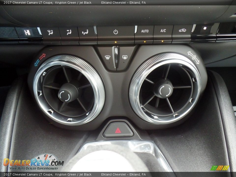 2017 Chevrolet Camaro LT Coupe Krypton Green / Jet Black Photo #28