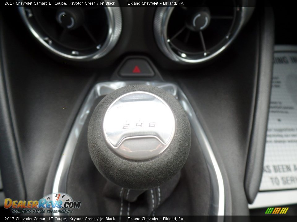 2017 Chevrolet Camaro LT Coupe Krypton Green / Jet Black Photo #29