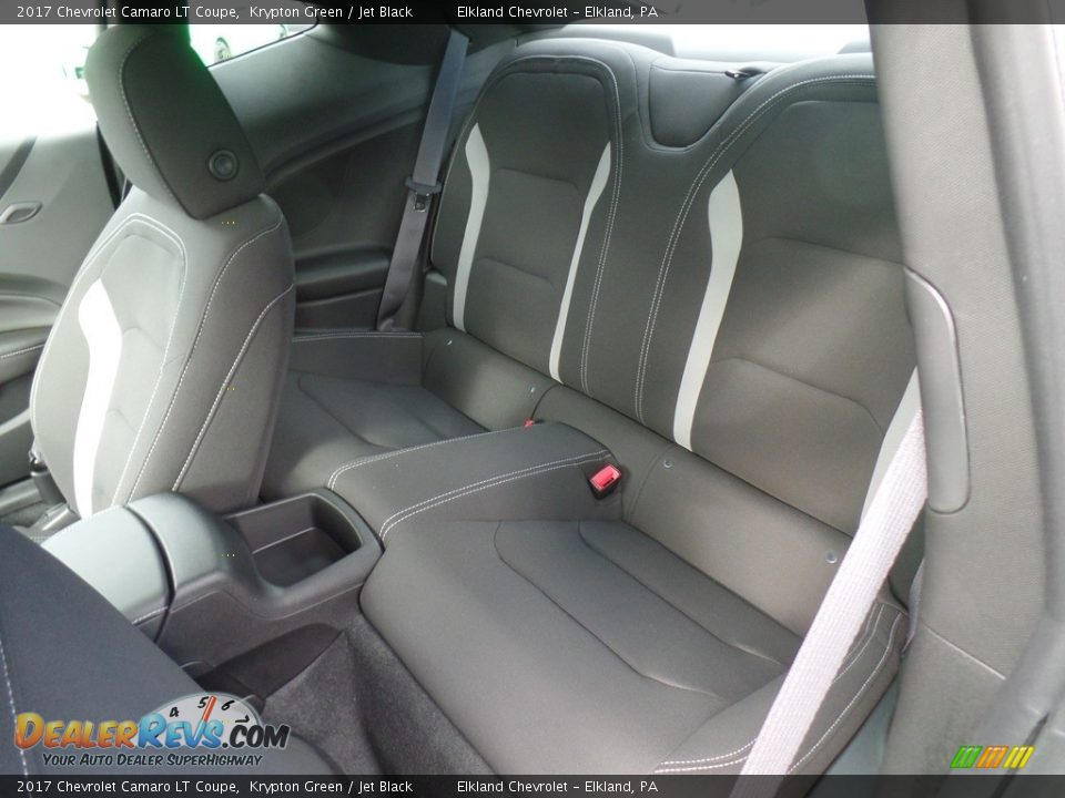 2017 Chevrolet Camaro LT Coupe Krypton Green / Jet Black Photo #31