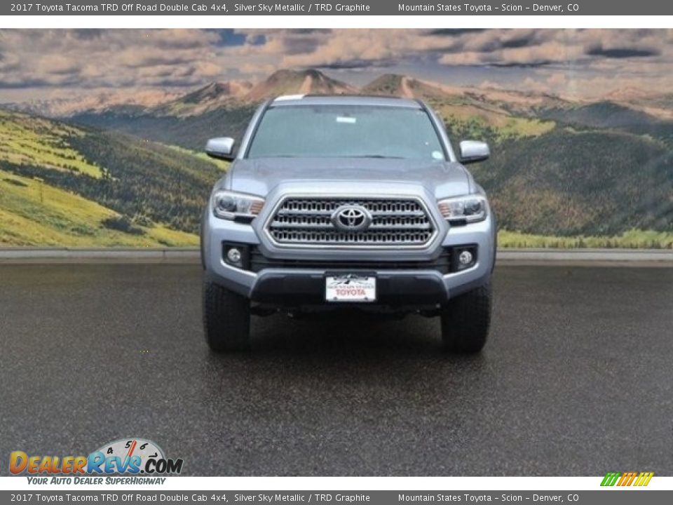 2017 Toyota Tacoma TRD Off Road Double Cab 4x4 Silver Sky Metallic / TRD Graphite Photo #2