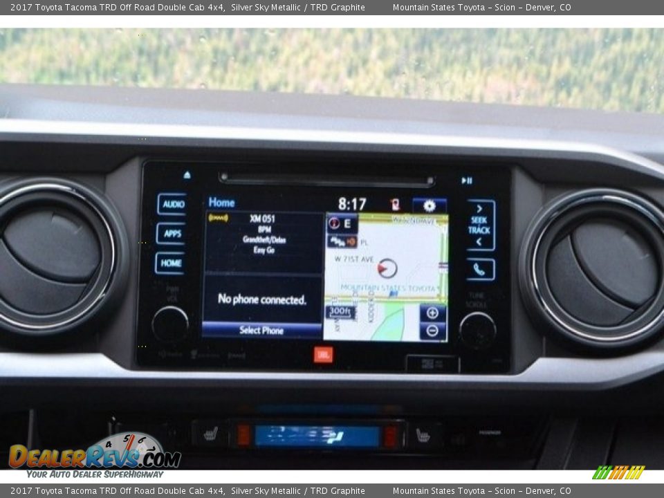 2017 Toyota Tacoma TRD Off Road Double Cab 4x4 Silver Sky Metallic / TRD Graphite Photo #6