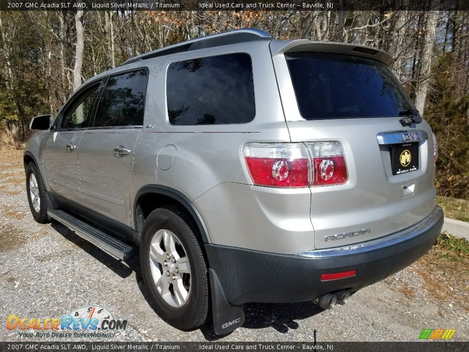 2007 GMC Acadia SLT AWD Liquid Silver Metallic / Titanium Photo #6