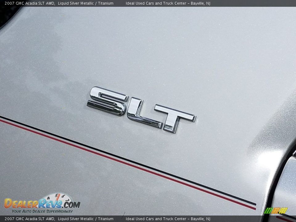 2007 GMC Acadia SLT AWD Liquid Silver Metallic / Titanium Photo #9