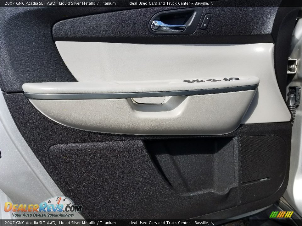2007 GMC Acadia SLT AWD Liquid Silver Metallic / Titanium Photo #19