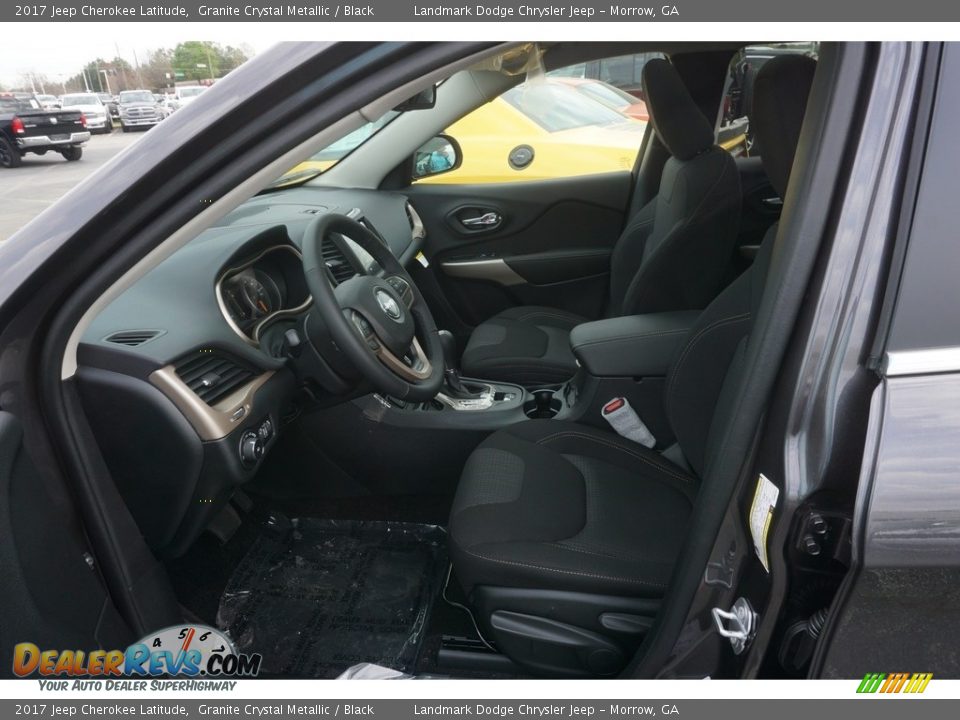 2017 Jeep Cherokee Latitude Granite Crystal Metallic / Black Photo #5