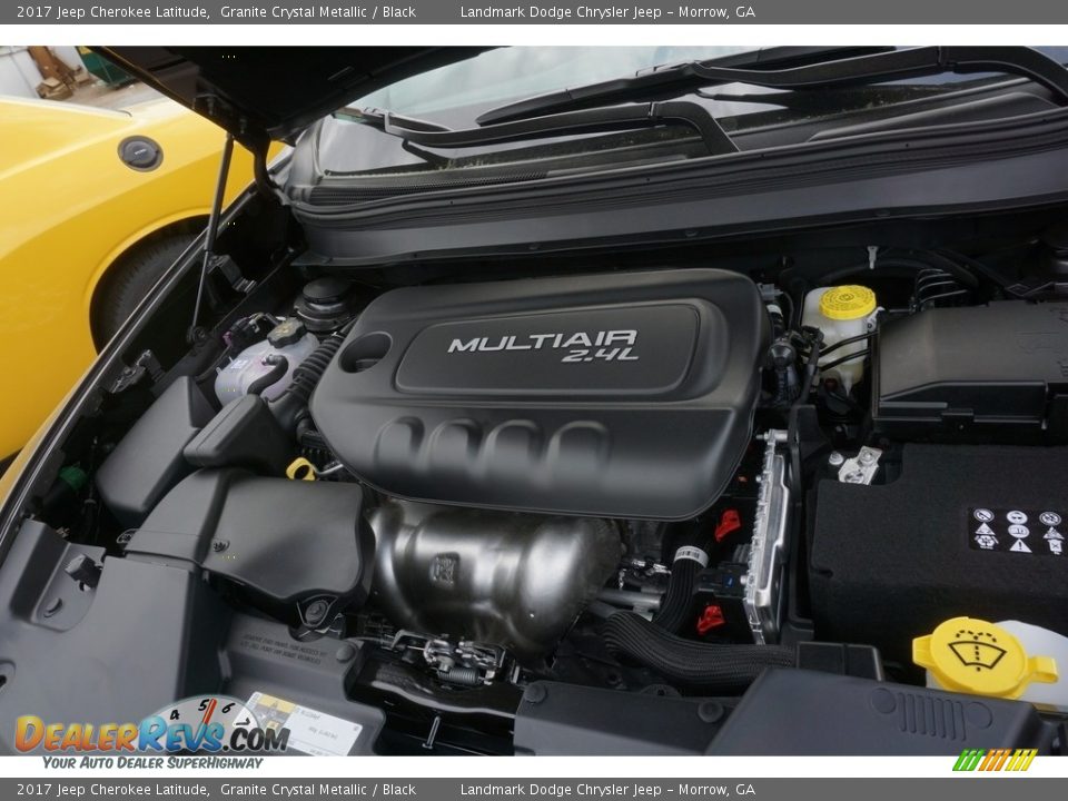 2017 Jeep Cherokee Latitude Granite Crystal Metallic / Black Photo #8