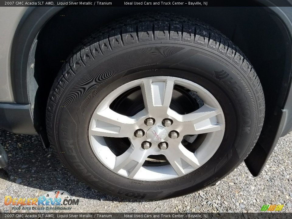 2007 GMC Acadia SLT AWD Liquid Silver Metallic / Titanium Photo #30