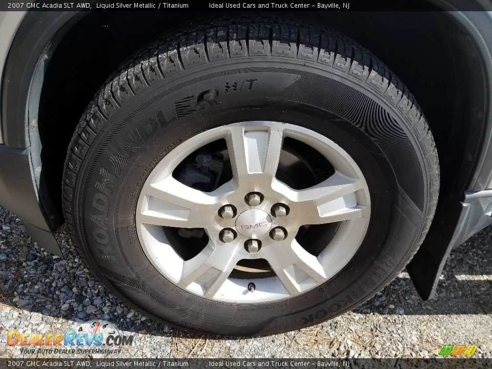 2007 GMC Acadia SLT AWD Liquid Silver Metallic / Titanium Photo #31