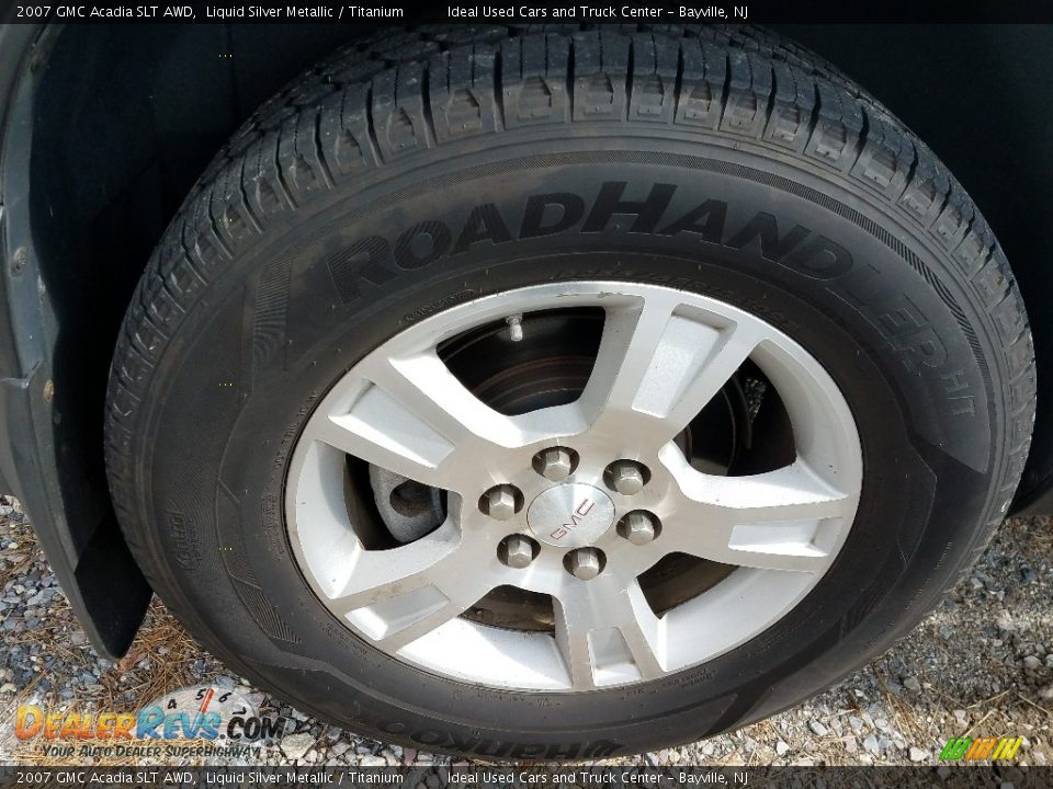 2007 GMC Acadia SLT AWD Liquid Silver Metallic / Titanium Photo #32