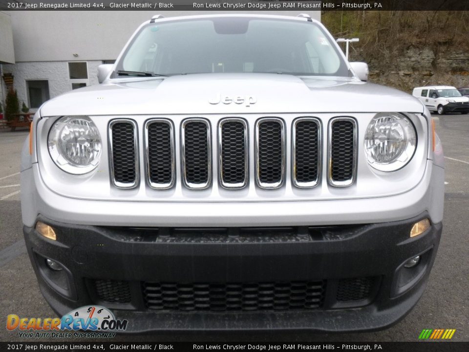 2017 Jeep Renegade Limited 4x4 Glacier Metallic / Black Photo #9