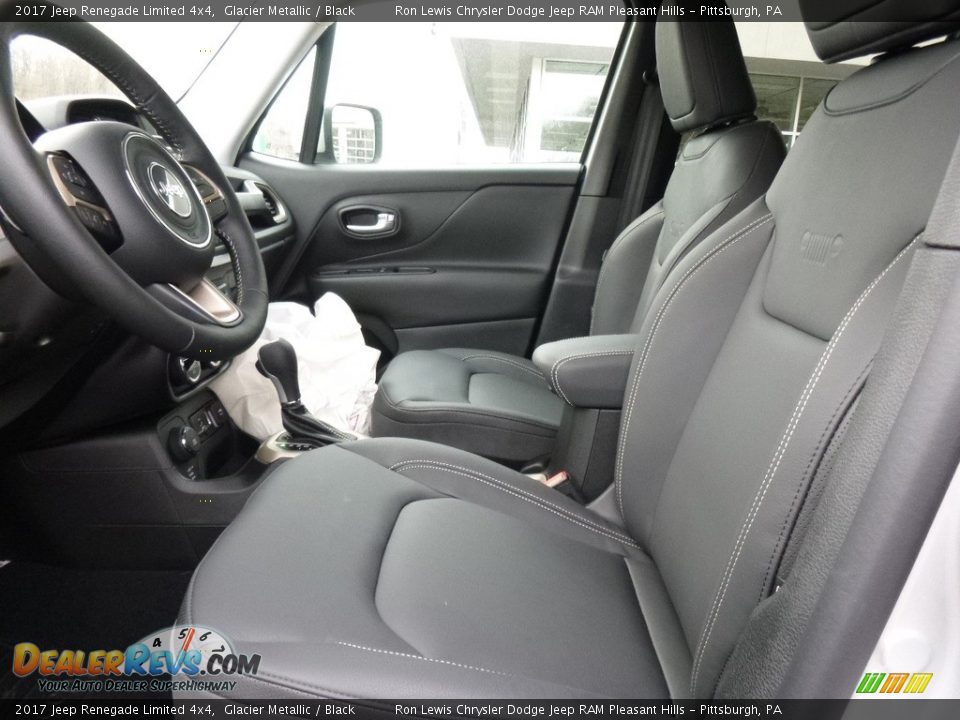 2017 Jeep Renegade Limited 4x4 Glacier Metallic / Black Photo #11