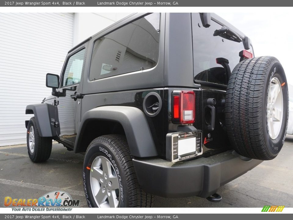 2017 Jeep Wrangler Sport 4x4 Black / Black Photo #2