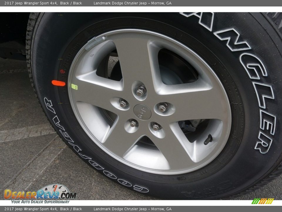 2017 Jeep Wrangler Sport 4x4 Black / Black Photo #3
