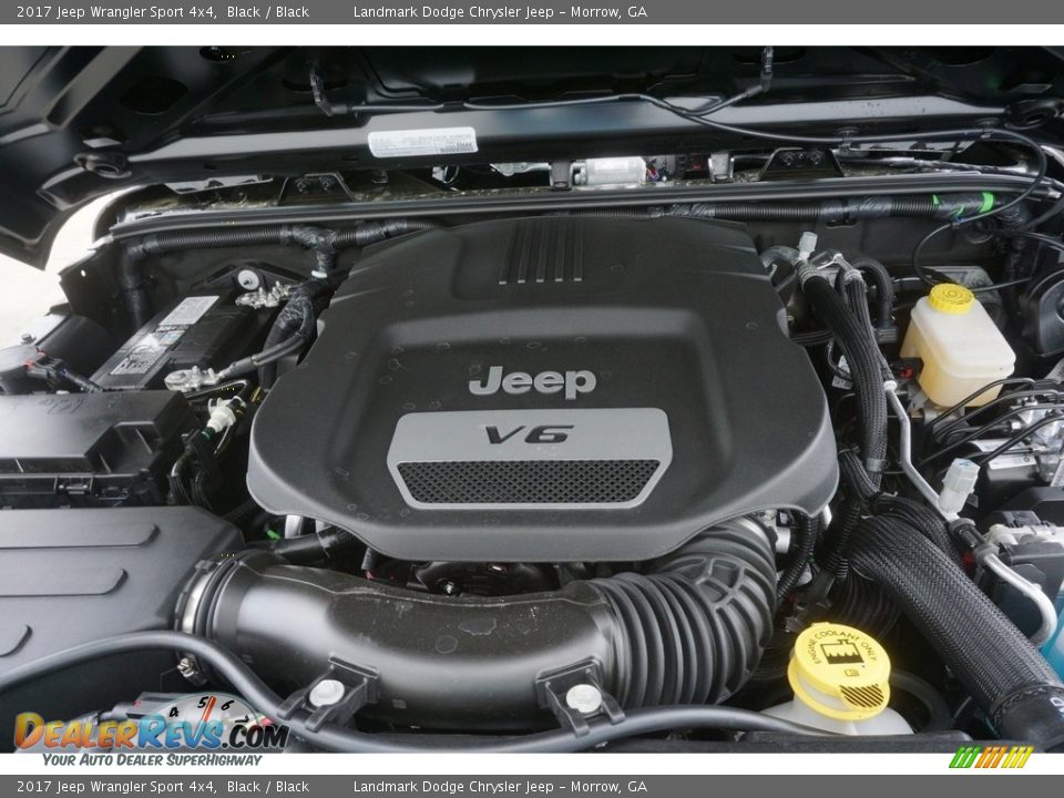 2017 Jeep Wrangler Sport 4x4 Black / Black Photo #4