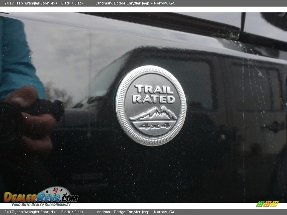 2017 Jeep Wrangler Sport 4x4 Black / Black Photo #5