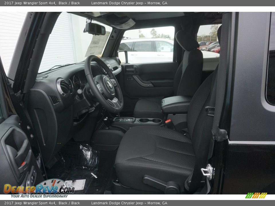 2017 Jeep Wrangler Sport 4x4 Black / Black Photo #6
