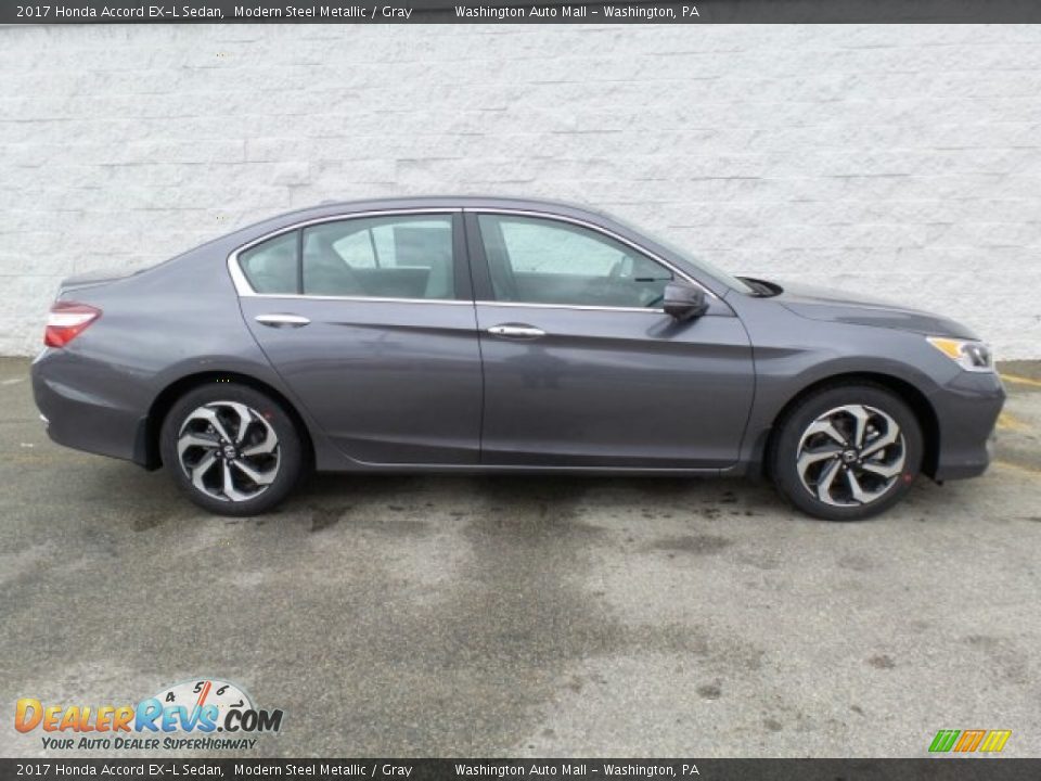 2017 Honda Accord EX-L Sedan Modern Steel Metallic / Gray Photo #2