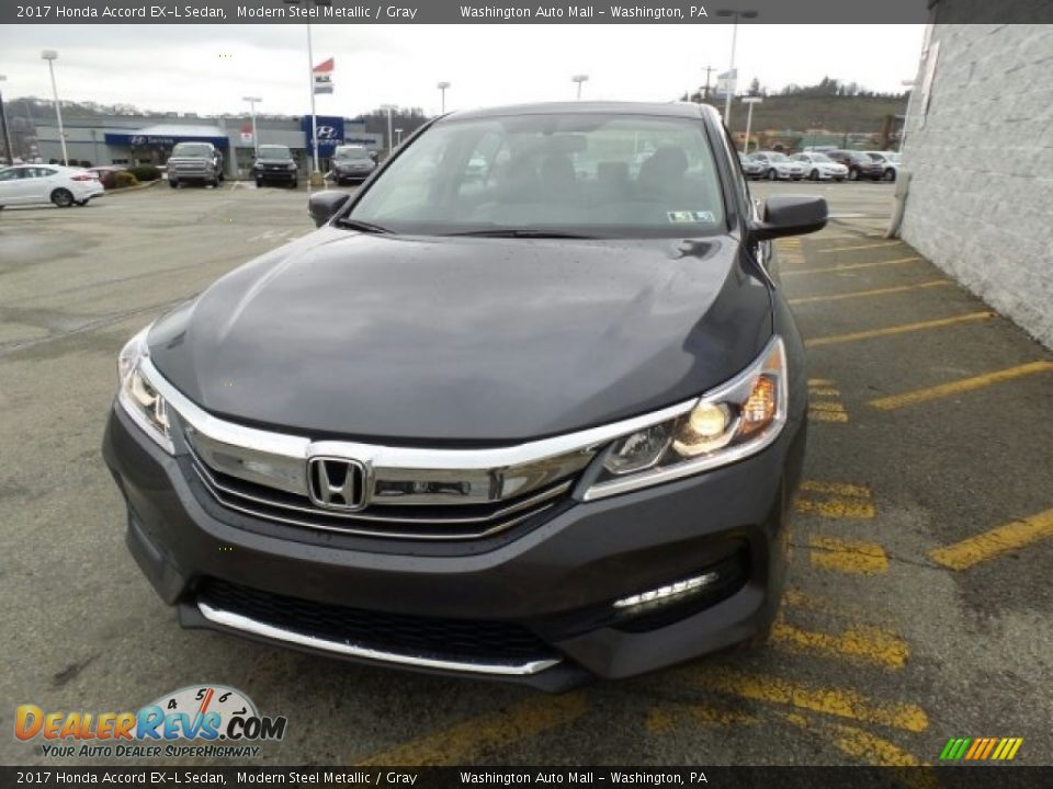 2017 Honda Accord EX-L Sedan Modern Steel Metallic / Gray Photo #4