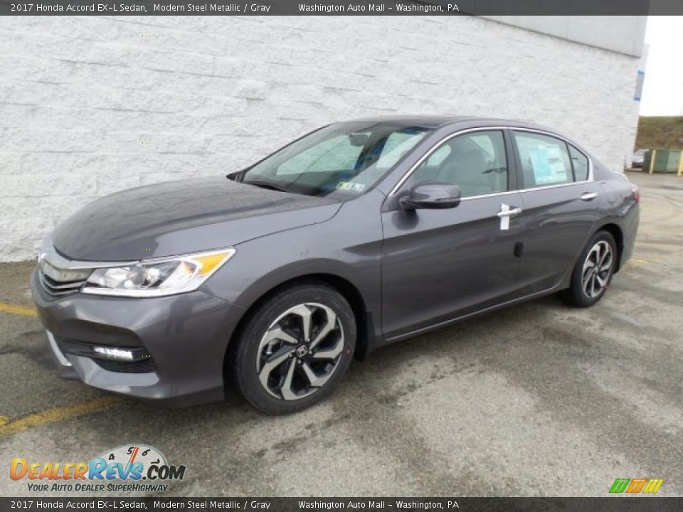 2017 Honda Accord EX-L Sedan Modern Steel Metallic / Gray Photo #5