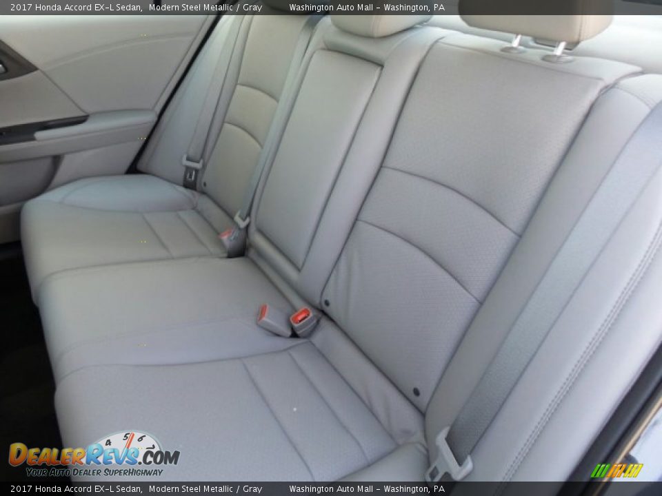 2017 Honda Accord EX-L Sedan Modern Steel Metallic / Gray Photo #11