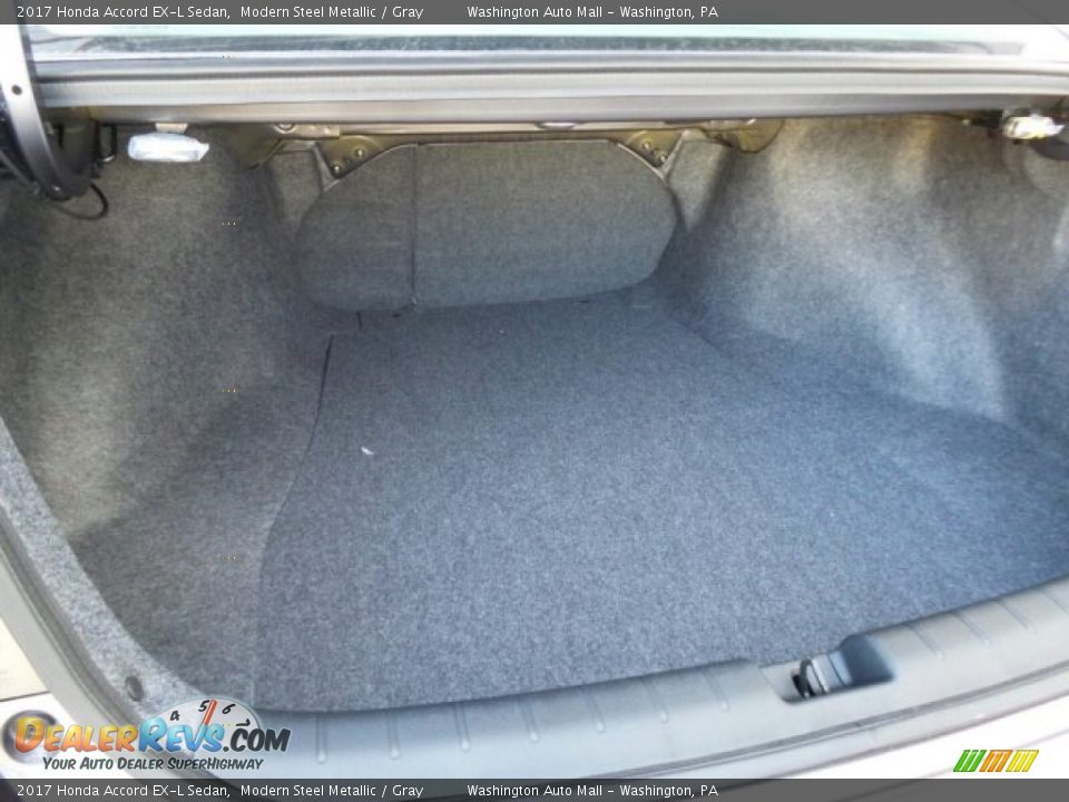 2017 Honda Accord EX-L Sedan Modern Steel Metallic / Gray Photo #12