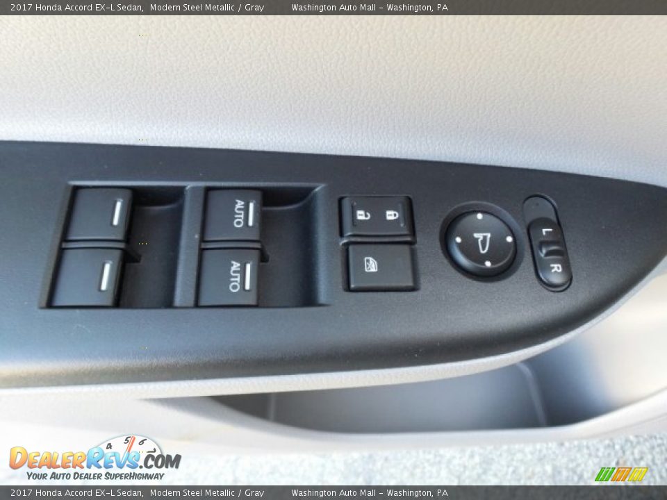 2017 Honda Accord EX-L Sedan Modern Steel Metallic / Gray Photo #14