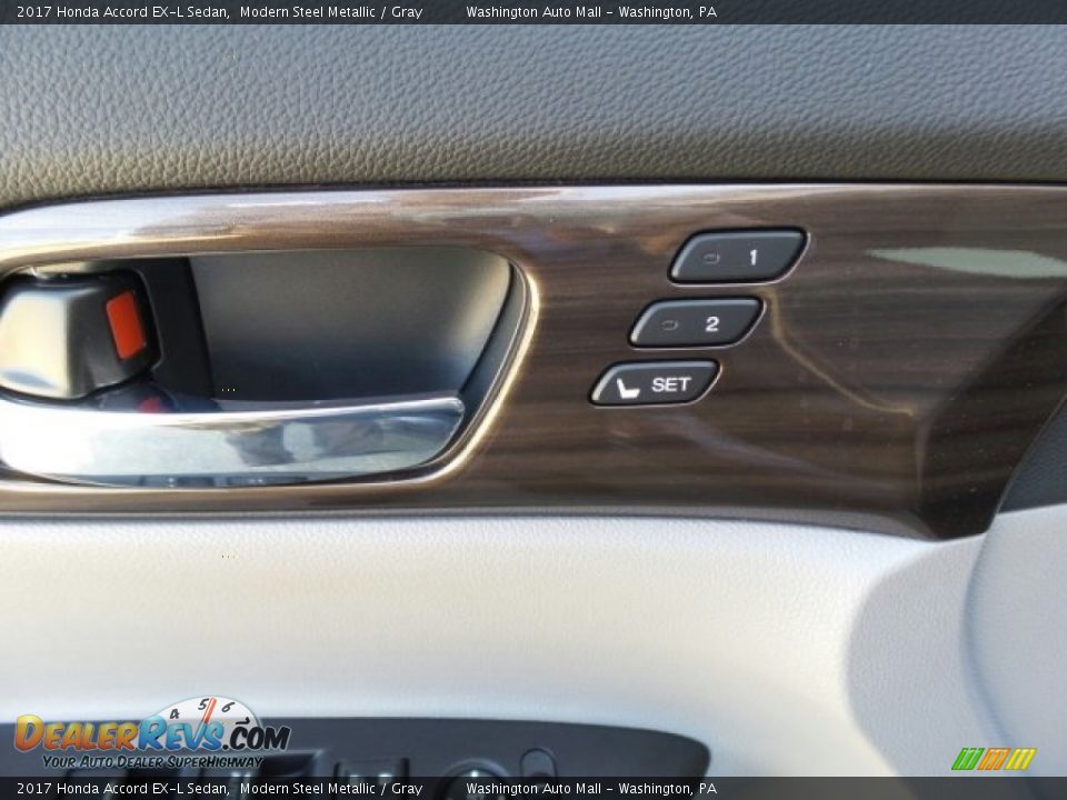 2017 Honda Accord EX-L Sedan Modern Steel Metallic / Gray Photo #15