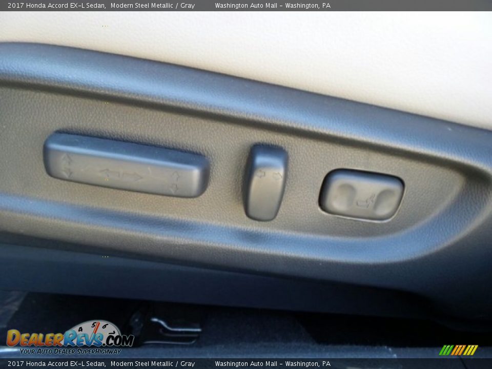 2017 Honda Accord EX-L Sedan Modern Steel Metallic / Gray Photo #16