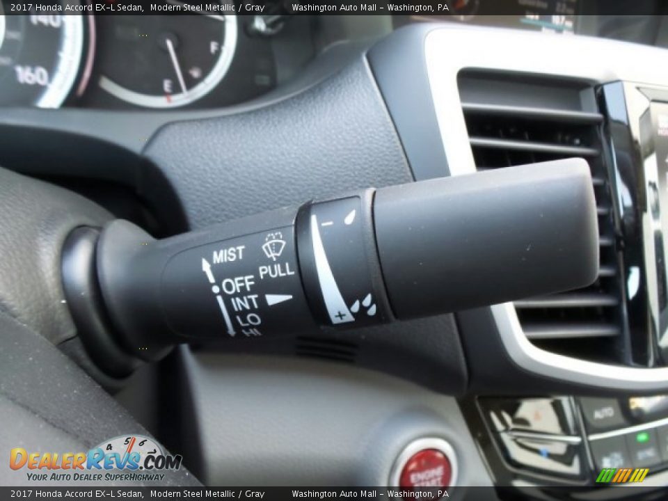 2017 Honda Accord EX-L Sedan Modern Steel Metallic / Gray Photo #23