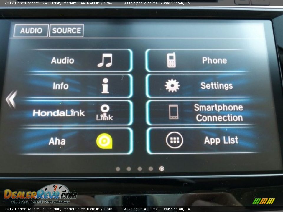 2017 Honda Accord EX-L Sedan Modern Steel Metallic / Gray Photo #26