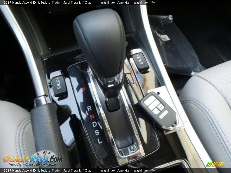 2017 Honda Accord EX-L Sedan Modern Steel Metallic / Gray Photo #31