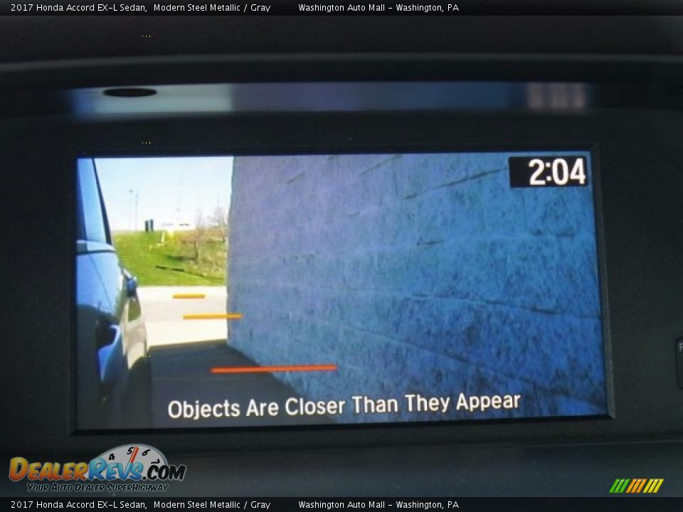 2017 Honda Accord EX-L Sedan Modern Steel Metallic / Gray Photo #33