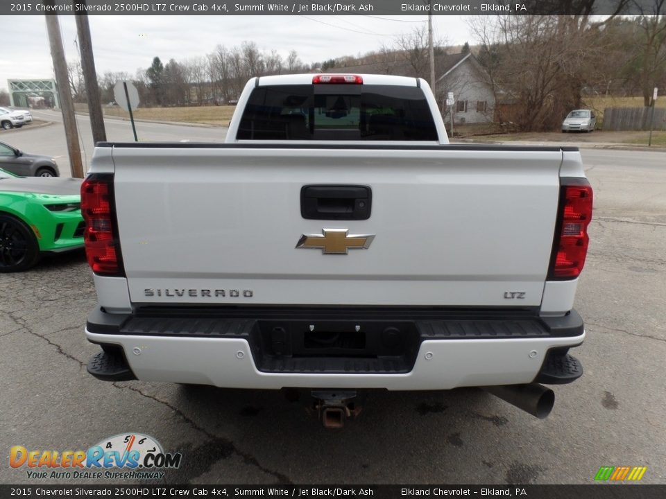 2015 Chevrolet Silverado 2500HD LTZ Crew Cab 4x4 Summit White / Jet Black/Dark Ash Photo #6