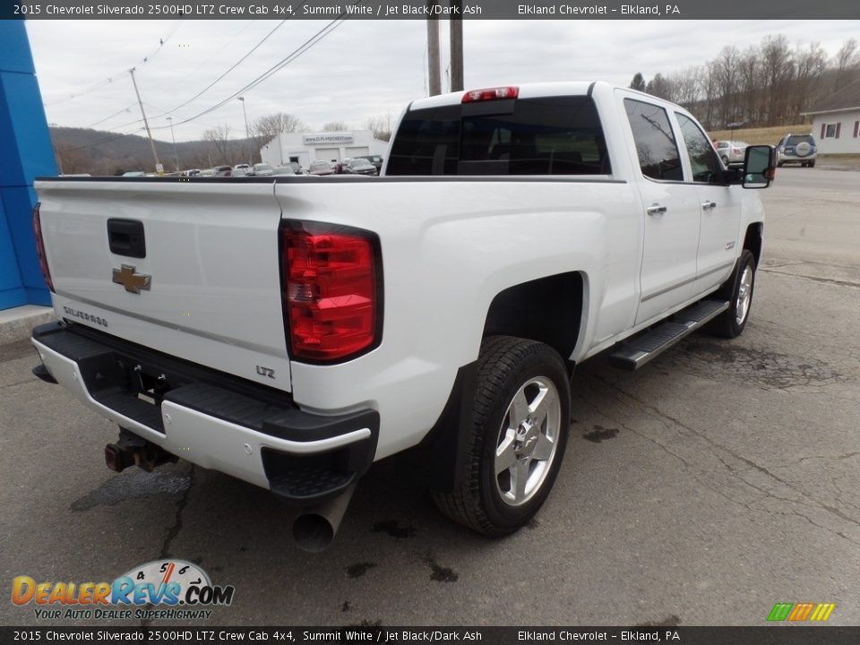 2015 Chevrolet Silverado 2500HD LTZ Crew Cab 4x4 Summit White / Jet Black/Dark Ash Photo #7