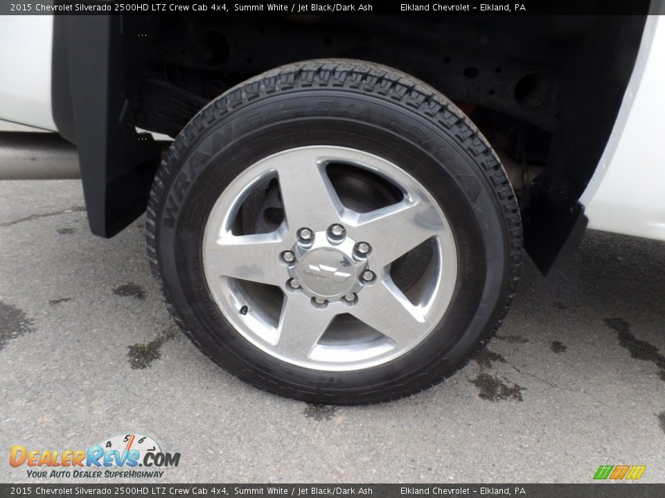 2015 Chevrolet Silverado 2500HD LTZ Crew Cab 4x4 Summit White / Jet Black/Dark Ash Photo #9