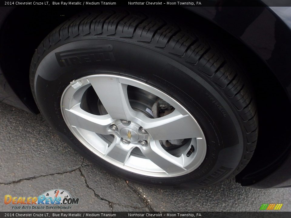 2014 Chevrolet Cruze LT Blue Ray Metallic / Medium Titanium Photo #14