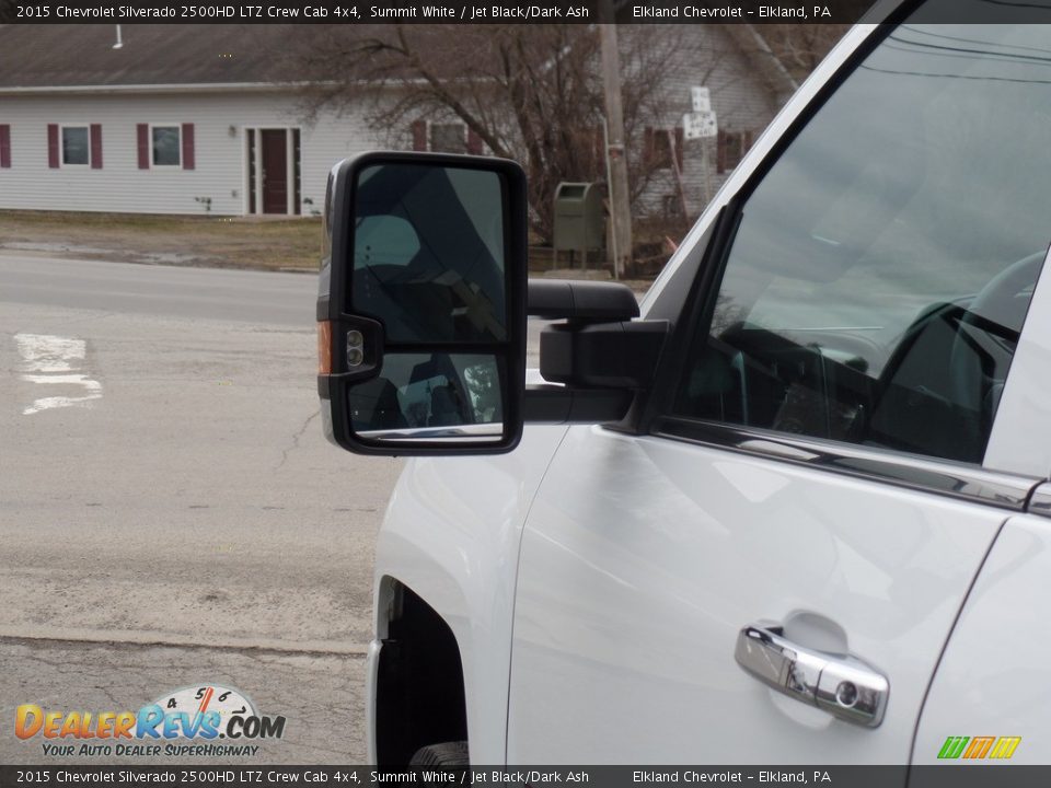 2015 Chevrolet Silverado 2500HD LTZ Crew Cab 4x4 Summit White / Jet Black/Dark Ash Photo #14