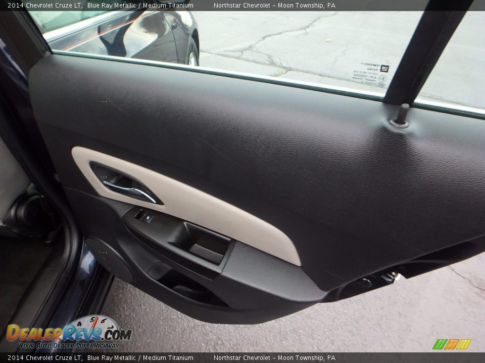 2014 Chevrolet Cruze LT Blue Ray Metallic / Medium Titanium Photo #19